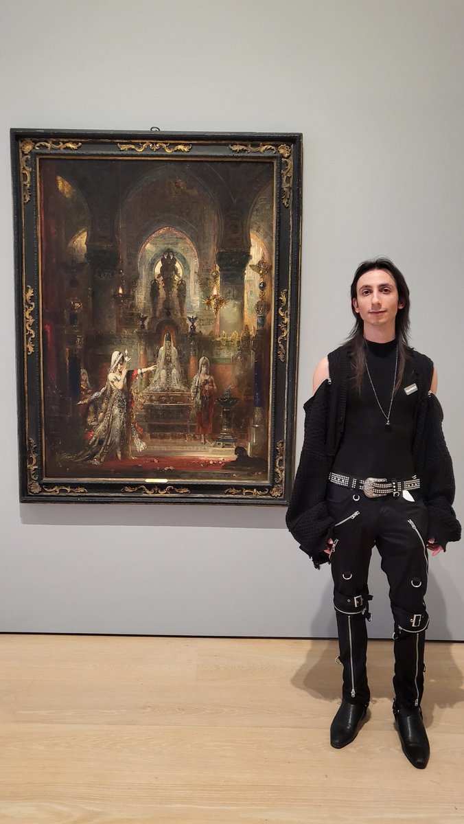 Got to see one of my favorite paintings of all time 'Salome Dancing before Herod' by Gustave Moreau