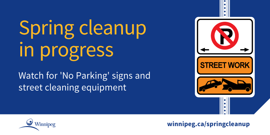 Spring cleanup is coming April 14. Crews will sweep our entire transportation network over the next six weeks. We’ll also be tidying debris and litter in City parks. Watch for temporary no parking signs on major routes to avoid a ticket and a tow.