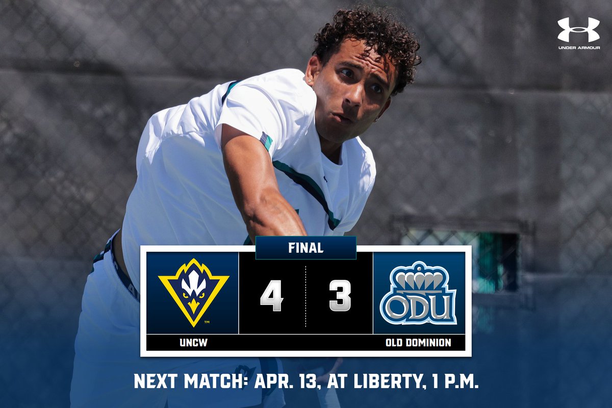 UNCW wins on courts 5 and 6 to rally past #50 Old Dominion as Trey Mallory wins 6-2, 1-6, 7-5 to clinch the win!
#collegetennis #caatennis #ncaatennis
