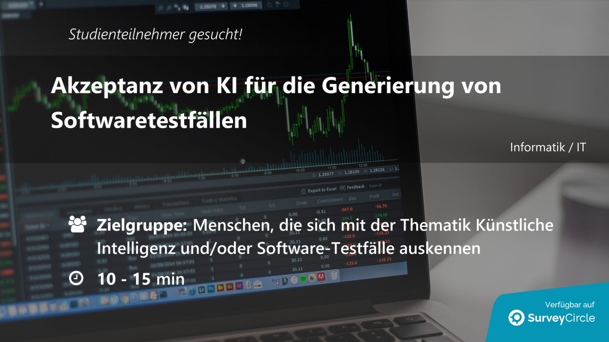 Teilnehmer für Online-Studie gesucht!

Thema: 'Akzeptanz von KI für die Generierung von Softwaretestfällen' surveycircle.com/9Z46YM/ via @SurveyCircle #fomhochschule

#KünstlicheIntelligenz #testfälle #software #softwaretestfälle #vergleich