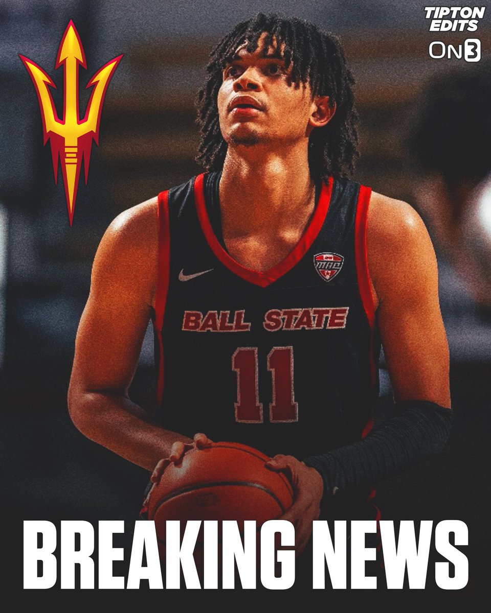 NEWS: Ball State transfer forward Basheer Jihad has committed to Arizona State, he tells @On3sports. The 6-9 junior averaged 18.6 points and 8.0 rebounds per game this season. All-MAC 2nd team. on3.com/college/arizon…