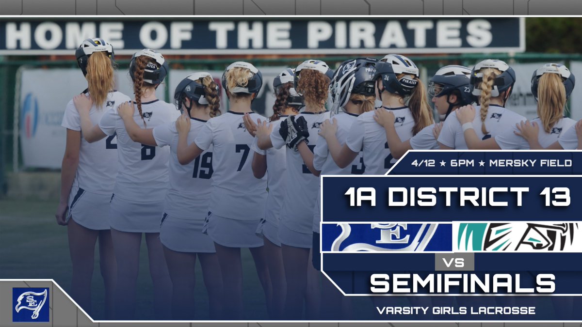Good luck to Varsity Girls Lacrosse as they host Jensen Beach HS on 4/12 for the Class 1A District 13 Semis. Game time is 6PM on the Michael J. Mersky Field. #GoPirates