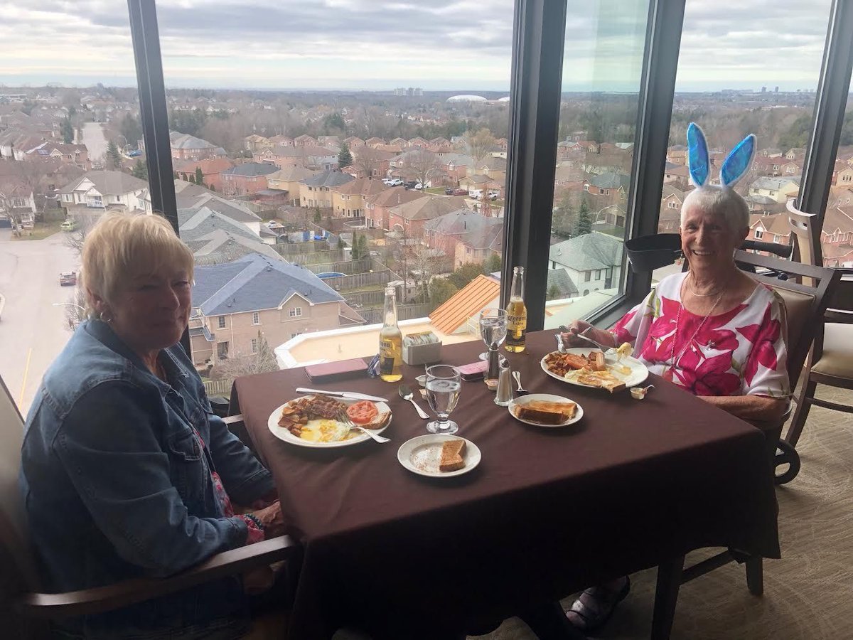 Residents came together for an exciting Easter brunch at the Ruby!