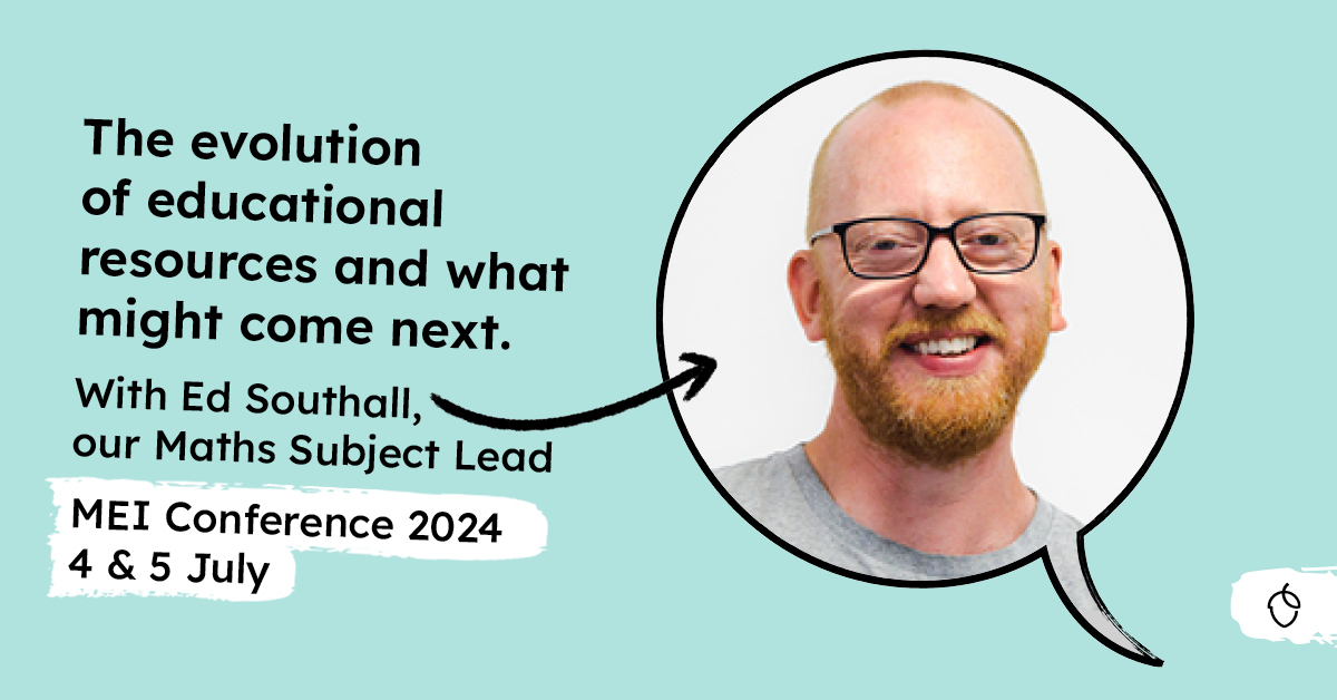 Are you a teacher interested in how #educational #resources have evolved, and what the future might look like? @edsouthall, our Maths Subject Lead, is delivering a plenary session at this year's @MEIMaths Conference at Keene University on 4 & 5 July, on this very topic!