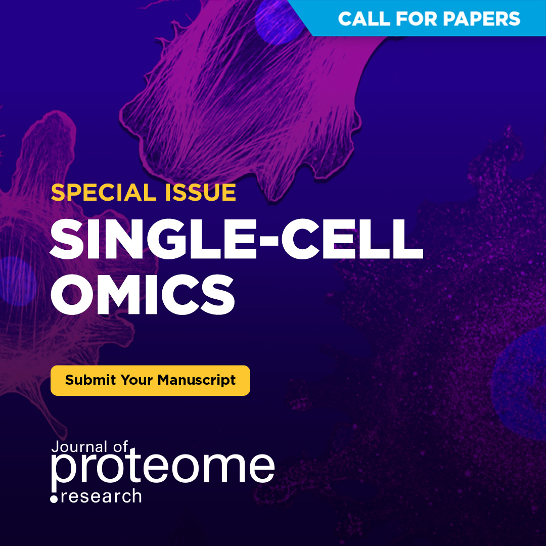 Submit your work to our 2024 Special Issue on Single-Cell Omics Research, curated by @slavov_n & @thalexandrov. Deadline to submit is July 31, 2024 ➡️ go.acs.org/8RX. #singlecellomics