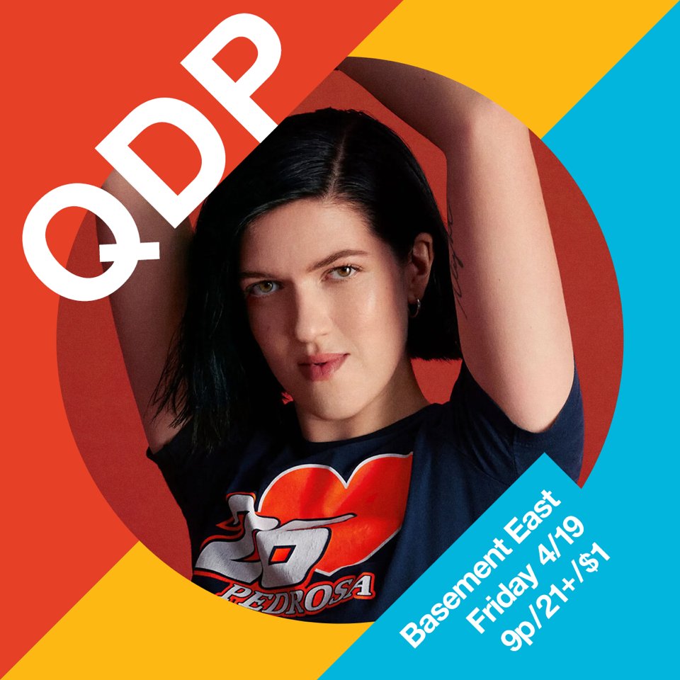 JUST ANNOUNCED! @qdpnashville is back at The Beast on April 19th! Come dance your face off. 9pm // 21+ // $1 at the door // ❤️💙💛