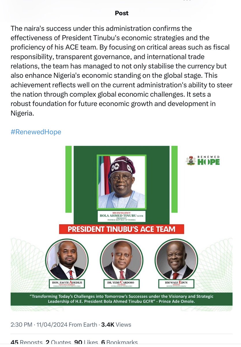 See how Nigerian brown envelope journalists at @BloombergAfrica dey play my people handicap I just noticed this post has been deleted after over 3k views in my attempt to ask some questions Propaganda lazident