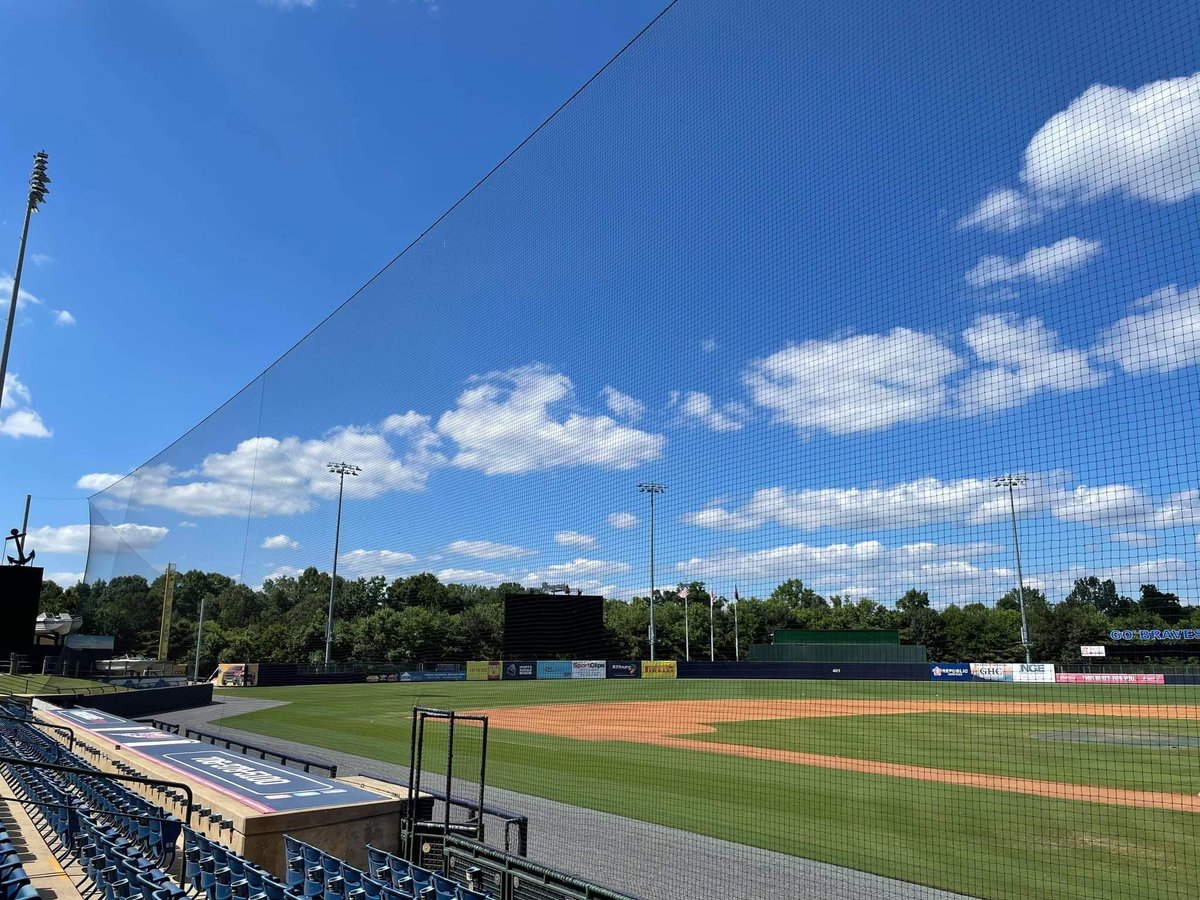 Need to extend your netting down the foul lines? We're the experts in Facility Netting Extensions! 💪 We are Improving Programs One Facility at a Time! 📈