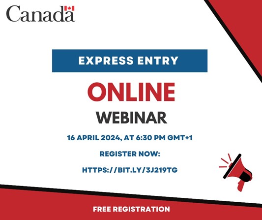 Don’t miss the Webinar organized by IRCC-Rabat, to demystify the Express Entry Program to immigrate to Canada. Register now: bit.ly/3J219TG