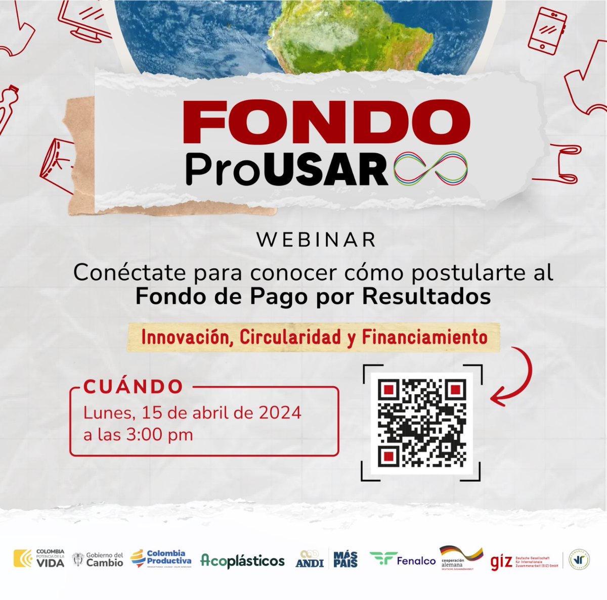 FenalcoNacional's tweet photo. ¡El Fondo #ProUSAR abre oficialmente las puertas para postularse!
Sigue estos tres sencillos pasos:
✅Paso 1. Preinscribe tu empresa en: https://t.co/pUWGGnKOsU
✅Paso 2. Hasta el 30 de abril del 2024 podrás postular tu proyecto en https://t.co/ZxODWc0fhx
✅Paso 3. Acompáñanos en el webinar para guiarte a través del documento de convocatoria.
📅 ¿Cuándo? Abril 15 de 2024
⌚ ¿A qué hora?: 3:00 pm COL.
🔗¿Cómo inscribirse? Reserva tu lugar en: https://t.co/bjemXsFODM
Vamos por #PagosporResultados de #InnovaciónCircular en #EnvasesyEmpaques #Textiles #AparatosEléctricosyElectrónicos
Un proyecto financiado por @BMZ e implementado por @GIZColombia, en colaboración con @VTSAS ✅
#GIZColombia #GIZVerde #Sostenibilidad #EconomiaCircular #LiderazgoSostenible