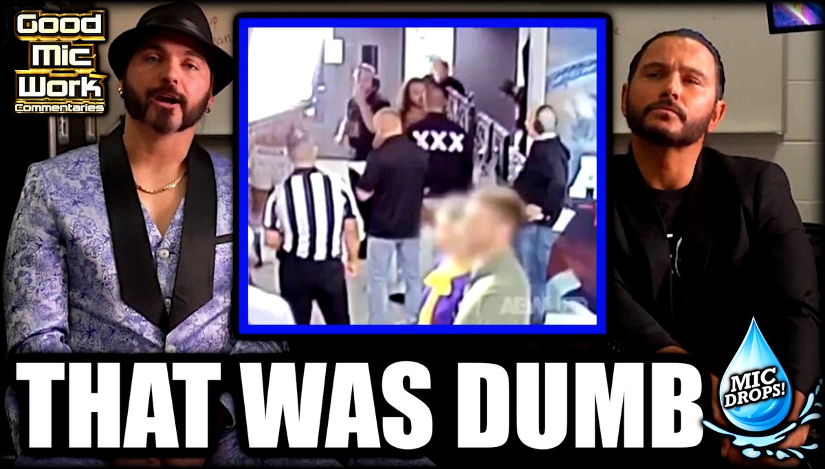 GoodMicWork's tweet photo. We are LIVE in just over an hour to discuss the drama!
#AEWDynamite #BrawlIn #CMPunk #JackPerry #TonyKhan
Dynamite Embarrassment: AEW Releases All In Footage Of The CM Punk & Jack Perry Backstage Fight
https://t.co/lKLmKuOozC https://t.co/BNOqIttrWg