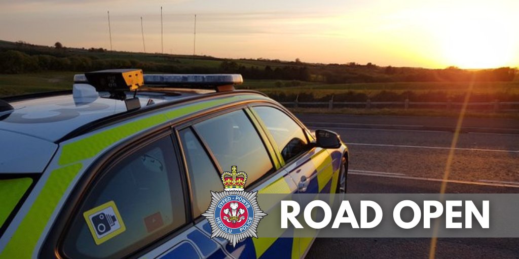 ℹ A487 LLANARTH - SYNOD INN ℹ The road has now reopened. Thank you for your patience.