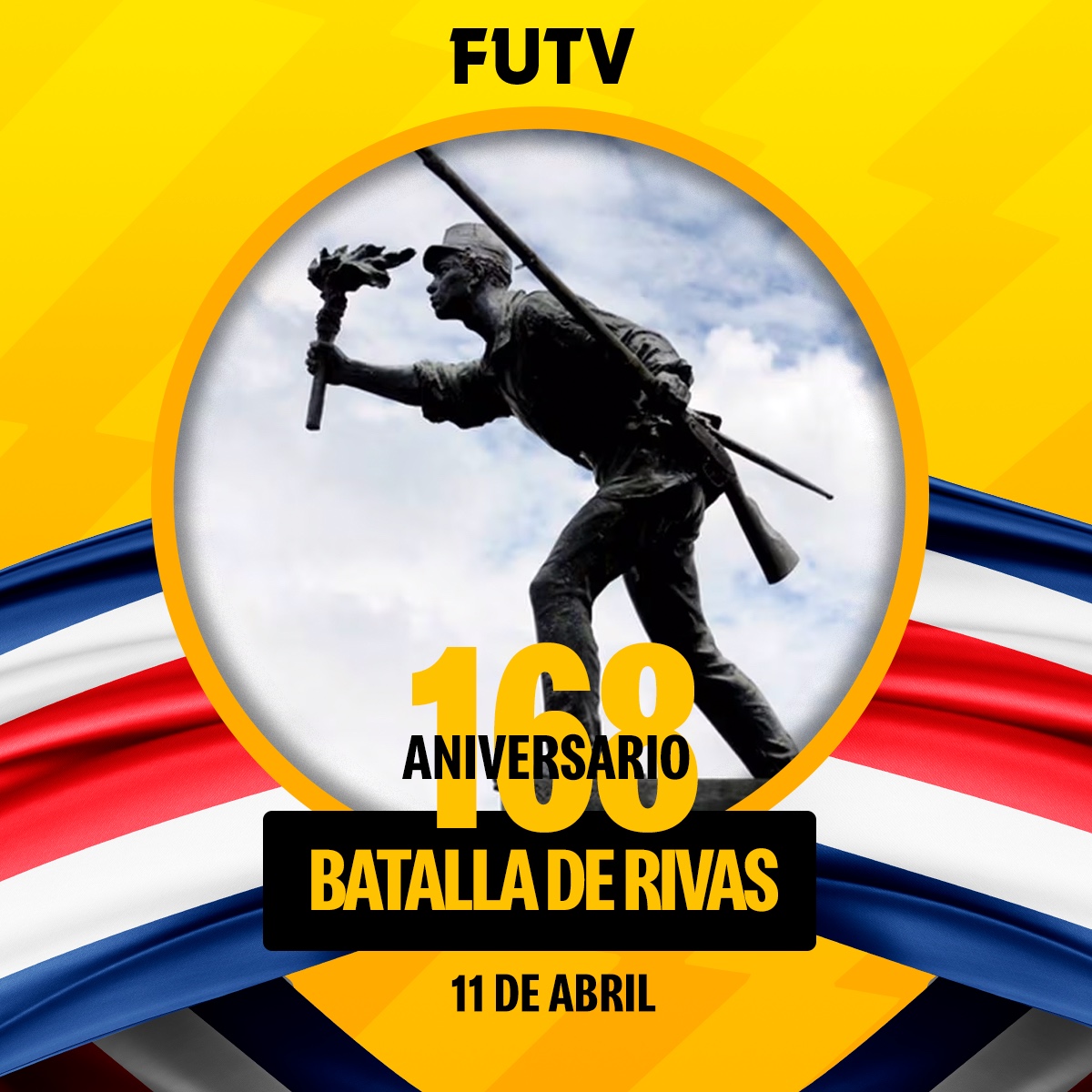 Conmemoración del 168 aniversario de la Batalla de Rivas 🇨🇷