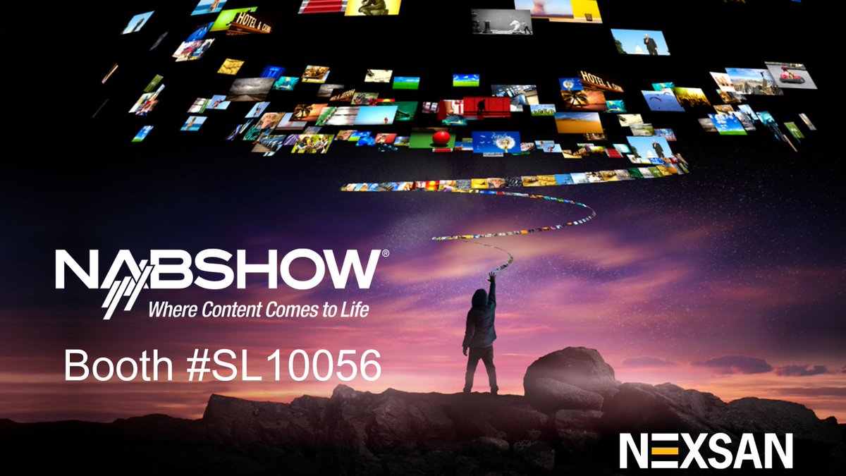 Heading to NAB in Vegas next week? Swing by Booth #SL10056 for all your media asset storage, sharing, management, and protection needs! #NABShow
