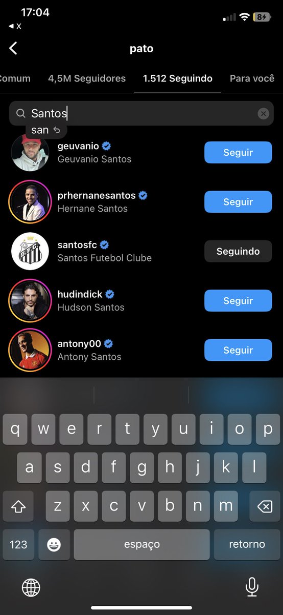 E o pato que segue o Santos no insta tem um tempo já e acabou de postar foto e o bigode curtiu 👀 🦆