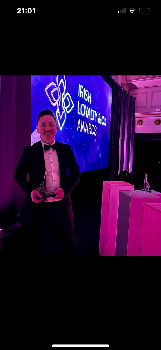 What a whirlwind of an evening at the Irish Loyalty &amp; CX Awards! Absolutely thrilled to share that I've been honoured as a Loyalty All Star 2024! 🌟 
#loyaltyCX2024 #allstarstatus #reward #loyalty