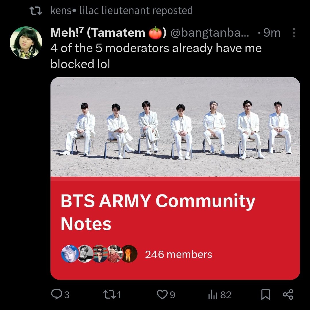 Why do you think the Community Notes group was created in the first place? Because of losers like kens and minions who are begging locals and kpoppies to spread misinformation about 875.