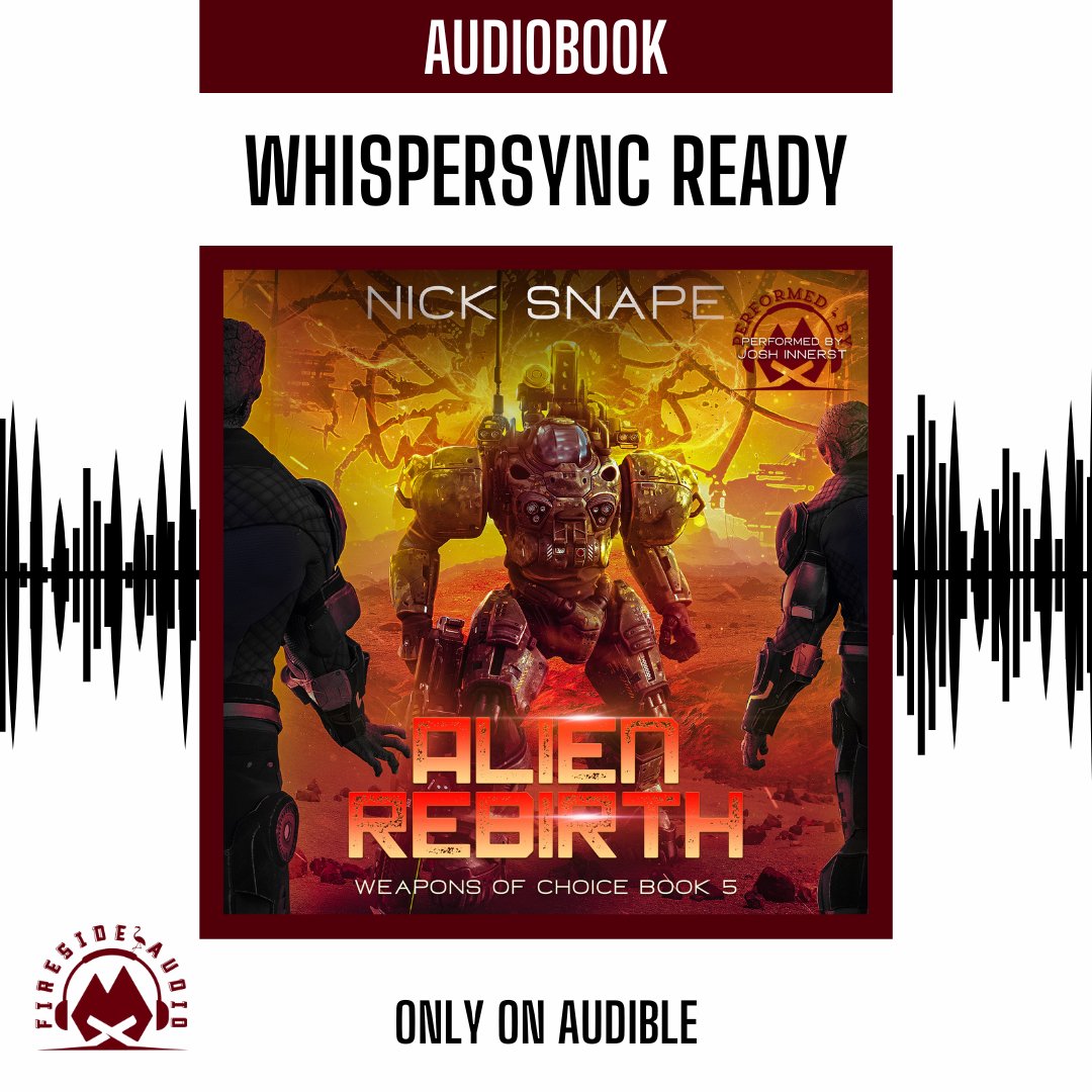 🎧Whispersync Blitz🎧 Finn's War by @snapenick Narrated by @joshinnerst Published & Produced by @HorrorFireside Amazon US: amzn.to/4a2DE8G Ebook: $3.99 (Free in KU), Add Whispersync for $7.49! #WhispersyncBlitz #AlienRebirthAudioTour