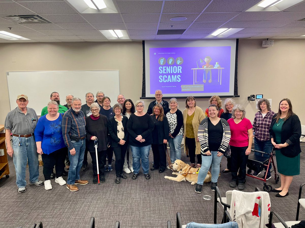 The DAG is Michigan’s connection to consumer protection. This spring, we’ve teamed up with @MiCivilRights for a series of presentations with live ASL interpretation so all residents can learn to avoid & report scams. Thank you to the folks who attended today’s event in Dimondale!