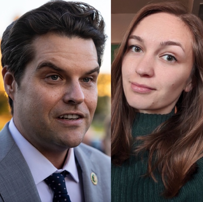 BREAKING: A 'good-natured midwesterner' journalist humiliates MAGA Congressman Matt Gaetz by revealing the cowardly way in which he fled from her when she was just asking questions. So much for his tough guy act... Elaine Godfrey, who is a staff writer for The Atlantic,…