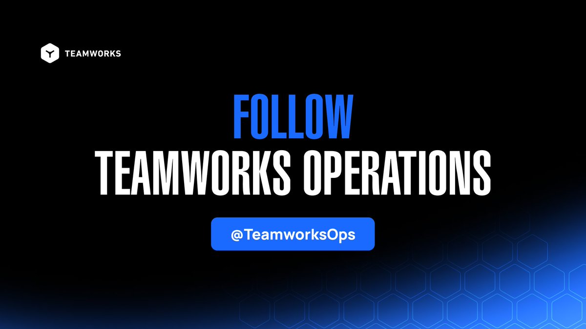 Check out @TeamworksOps for the latest on tech innovations, partner stories and news.