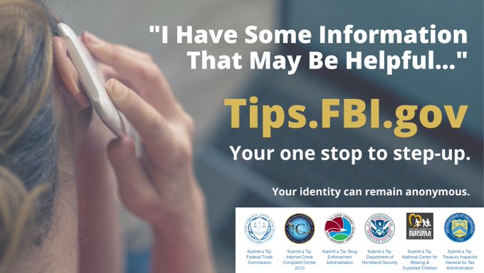 Be safe, be aware, and don't be afraid to step up to report suspicious activity, anytime. See something? Sense something? Say something! You have the power to help thwart crime or criminal activity.