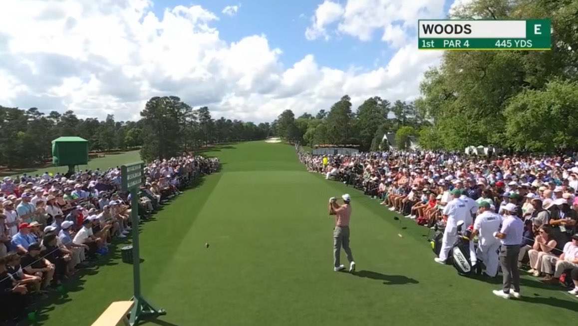 You simply won’t see this at a LIV tournament