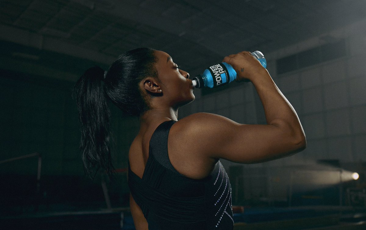 Ya’ll …I photographed THE Simone Biles for @powerade and the 2024 Paris Olympics. 📸 I feel like i’m in a dream.