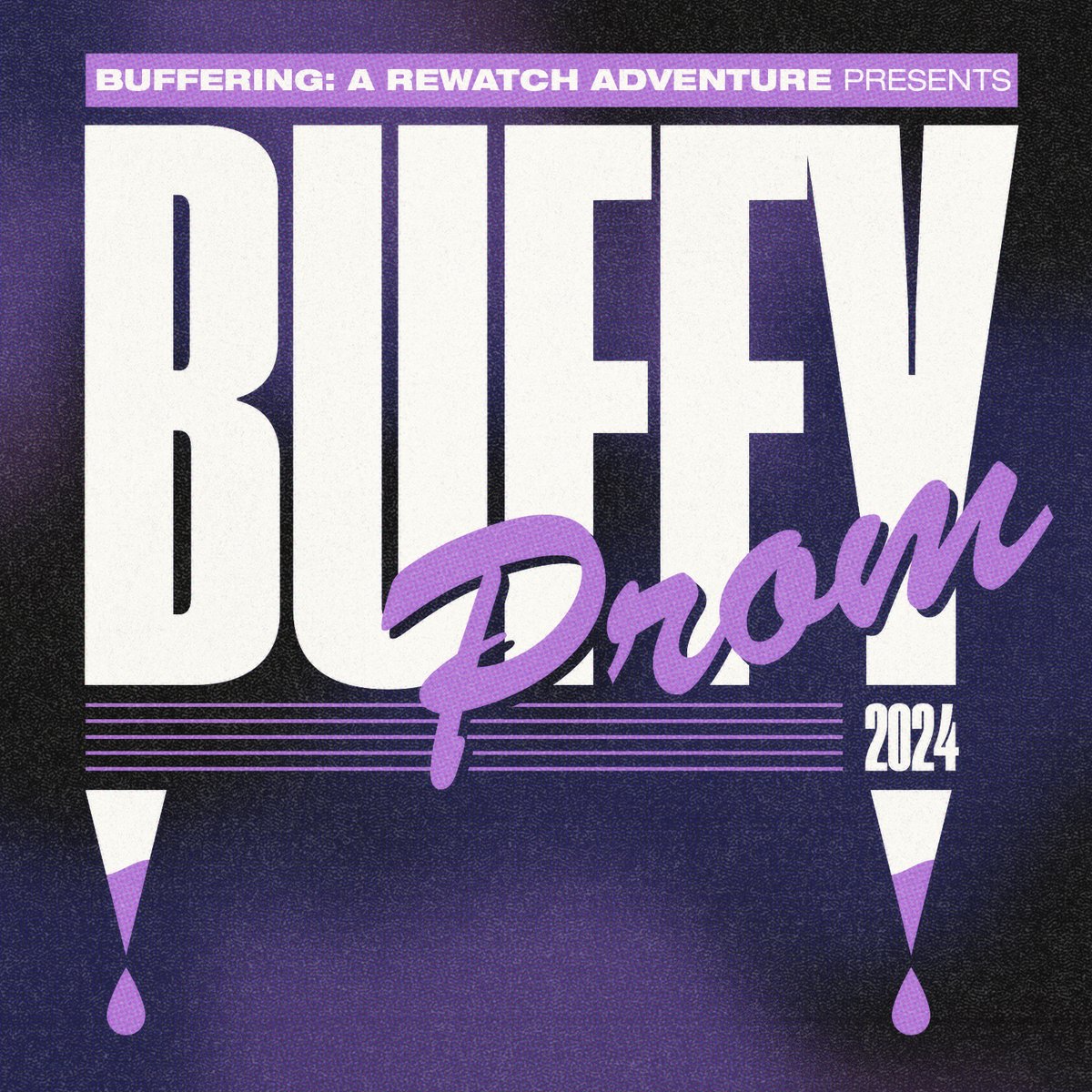 FRI 4/19-SUN 4/21: @bufferingcast's BUFFY PROM 2024 Dance the night away with fellow Buffy fans while decked out in your prom best (or your best Buffy cosplay!), listen to live music from Buffering's own @jennyowenyoungs & more! Low Ticket Warning! 🎟️: tinyurl.com/2yaabau3