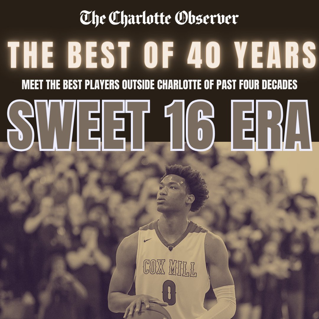 This week, we've introduced the top players and coaches from Charlotte in the 40-year history of the Sweet 16. Today, we reveals some of the top non-Charlotte players from 1984-today Tap here: charlotteobserver.com/sports/high-sc…
