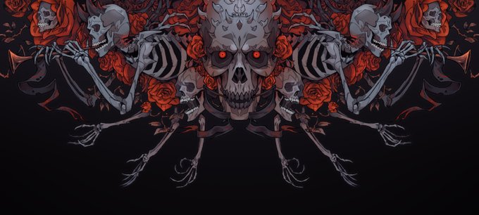 「skeleton skull」 illustration images(Latest)