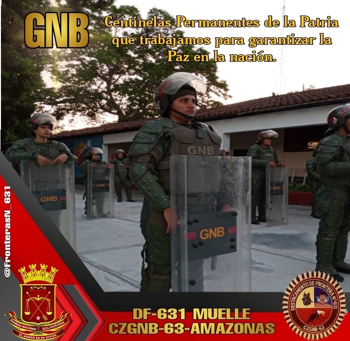 #11Abr #GNB Garantes de Paz.