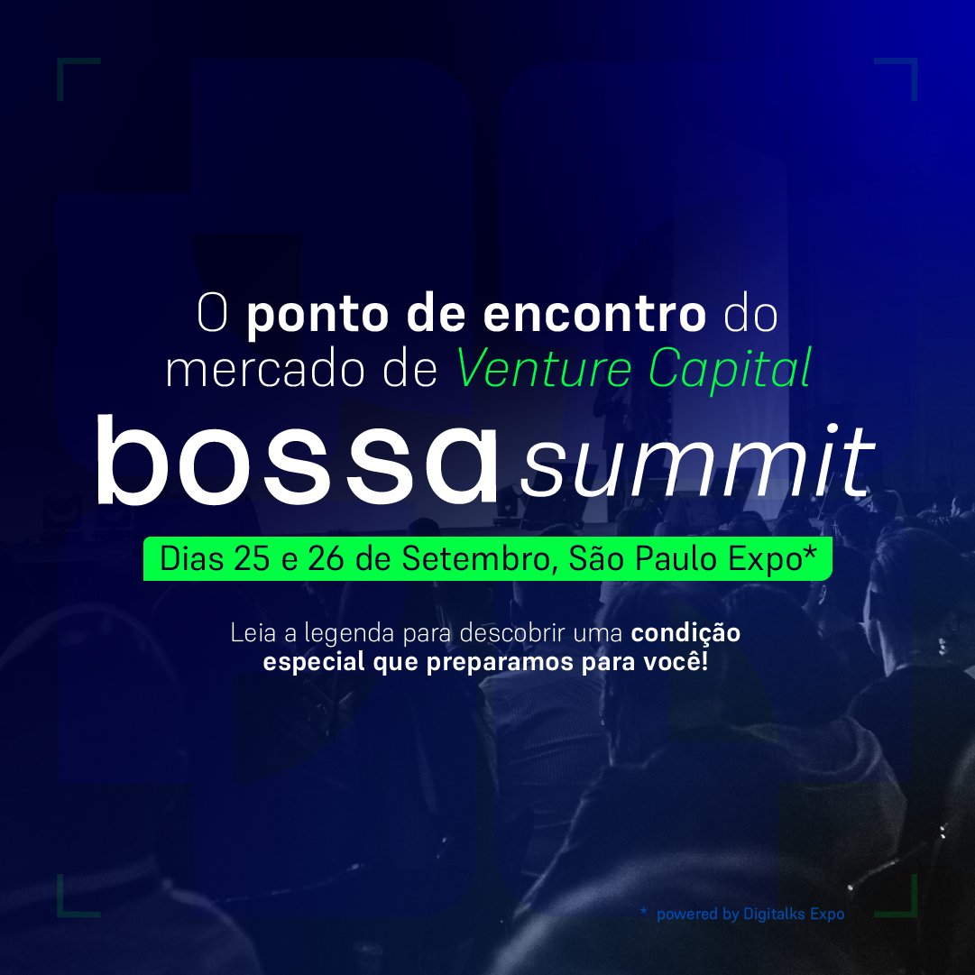 INGRESSOS PARA O BOSSA SUMMIT 2024 com VALOR PROMOCIONAL?!

Esse é o presente que preparamos exclusivamente para você.

🚨 Os ingressos com valor promocional são LIMITADOS e ficarão disponíveis por POUCAS HORAS!

Corra para o nosso site e não perca!
🎟️hubs.la/Q02sD5HL0