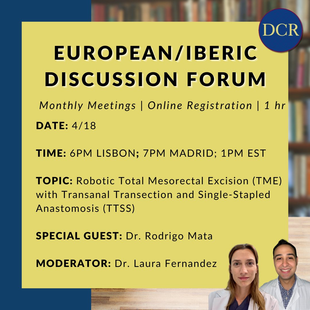 ¡Únete a nosotros el próximo #DCREuropeanDiscussion 18/04!
Inscríbete en el siguiente enlace: bit.ly/3zLlSGw

@LauraFz_MD #DCREuropeanDiscussion @bolshinskyv @leo708 @R_Perez_MD