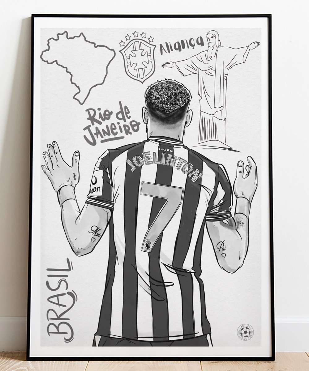 So Joelinton has signed on that dotted line today to extend his stay on Tyneside until 2028… A massive day for all involved in Newcastle, you can’t allow players in their peak to move on… I’ve spent most of this evening on this Limited Edition Print, for now, there’s just…