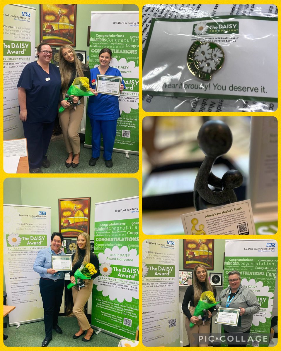 AED- Bradford Emergency Department π (@aedbthft) on Twitter photo A day to remember.. Our very own Staff Nurse Iasha Thornton became The DAISY award Honouree for April.
Your kindness and compassion really touched the hearts of a family in such a difficult circumstance. Thank you and Well done! <a href="/bthft/">Bradford Teaching Hospitals NHS FT</a> <a href="/karendawber/">Prof Karen Dawber π</a> #daisyaward πΌπ A day to remember.. Our very own Staff Nurse Iasha Thornton became The DAISY award Honouree for April.
Your kindness and compassion really touched the hearts of a family in such a difficult circumstance. Thank you and Well done! <a href="/bthft/">Bradford Teaching Hospitals NHS FT</a> <a href="/karendawber/">Prof Karen Dawber π</a> #daisyaward πΌπ