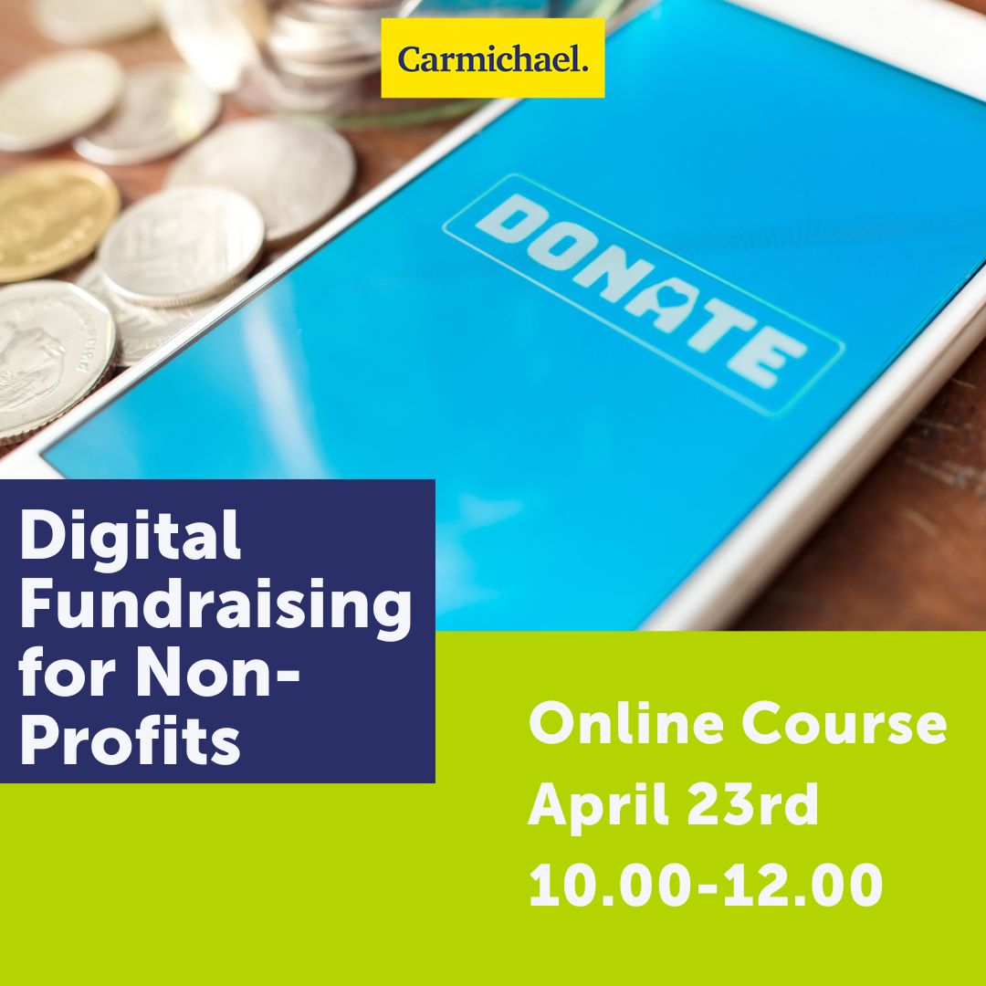 ❓Do you already have some experience with #digitalfundraising or marketing in your #nonprofit organisation? 🧑‍💻This online course is for people with 4+ years digital experience . Find out more and sign up here 👇 carmichaelireland.ie/courses/digita…