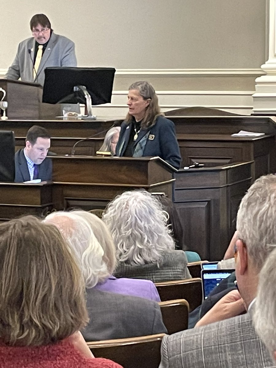 After MONTHS of hard work Rep. Karen Ebel’s bill to ban certain PFAS-containing products PASSES the NH House 233-140. A WATER WARRIOR!!! #NHPolitics