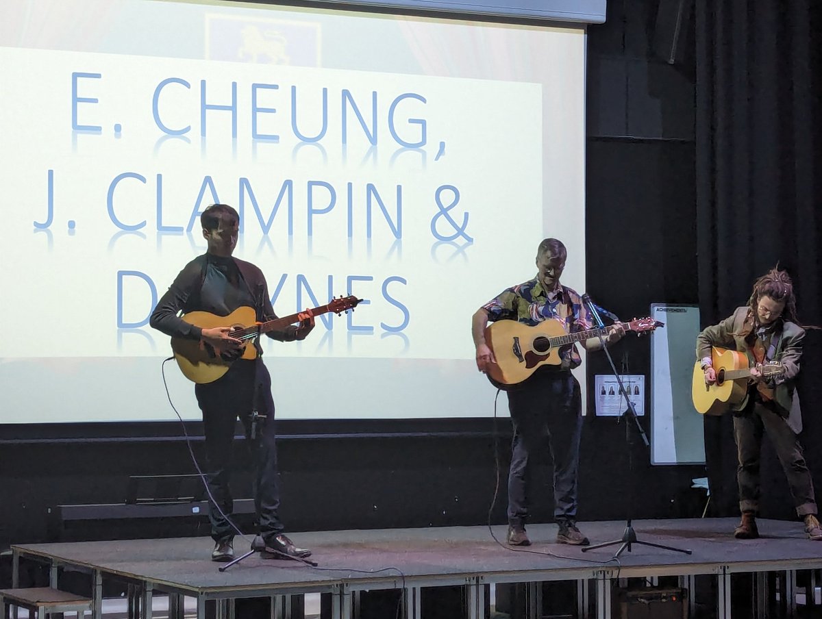 Our very own Mr Clampin, Mr Cheung and Mr Hynes performing at the #AvantiTalent show. @clampinj