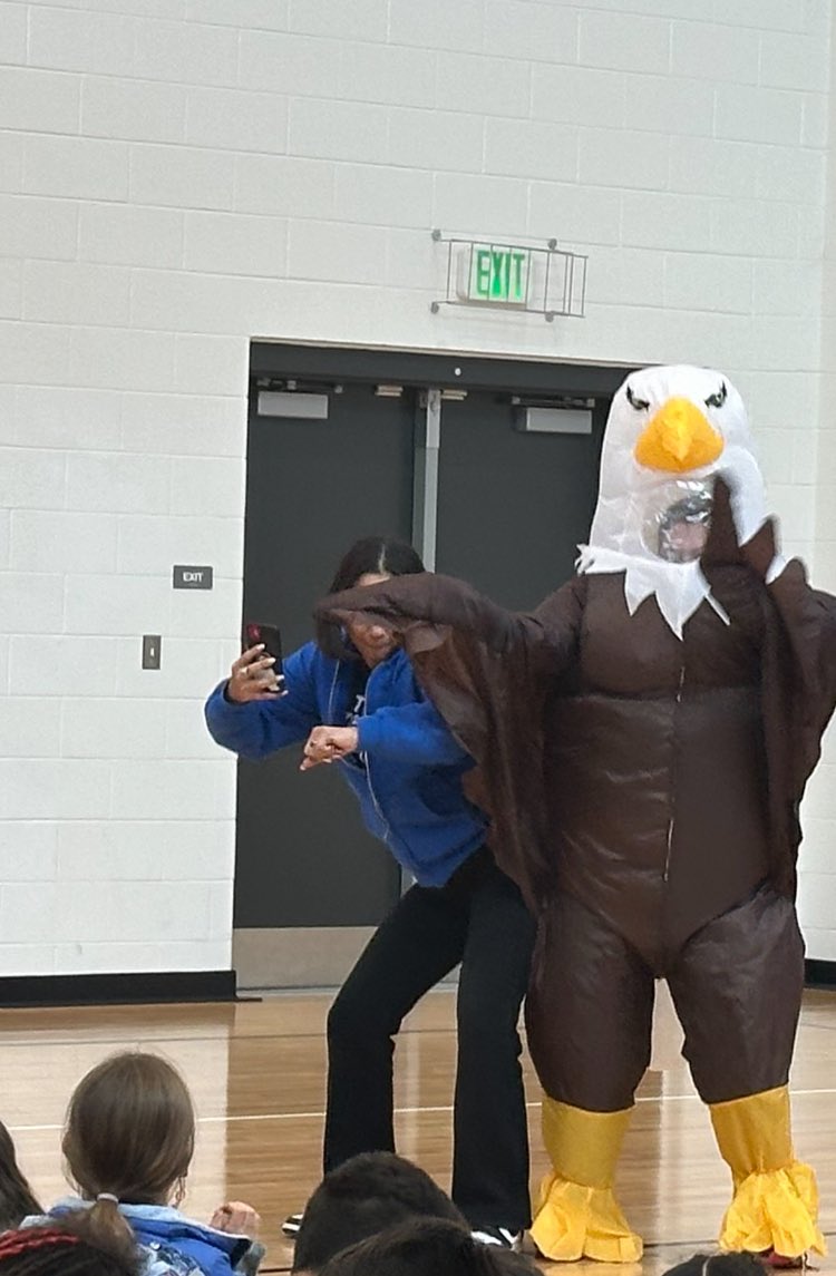 💙MCAAP Pep Rally! Our first rally to get our 3-5 scholars in the right mindset and excited for testing. Thanks to Blake HS Poms for bringing the energy. Ernie the Eagle even made an appearance!💙