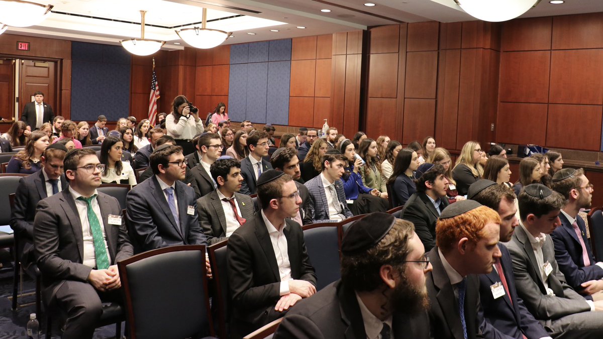 It was a privilege addressing @YUNews students yesterday at the Capitol. We had a constructive dialogue about the importance of the U.S.- Israel relationship, standing with our Jewish communities during these turbulent times, and many other pressing issues.