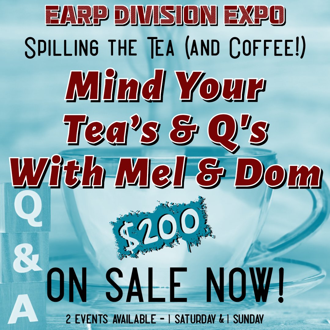 Spilling tea, splashing coffee, it's all the same, right? Well, who's to say, really? Sometimes the same thing could have two different meanings. If I'm being enigmatic, that's the plan. Who knows what will happen when #EDE2024 rolls around and you sit down with Mel and Dom....