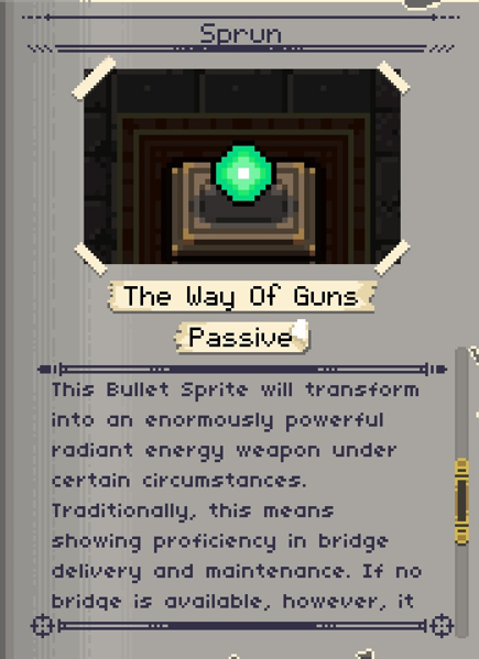 faycan01's tweet photo. Cuando estoy jugando tranquilamente al Enter The Gungeon y me salta tremenda referencia .😱 https://t.co/GBD9MvYv31