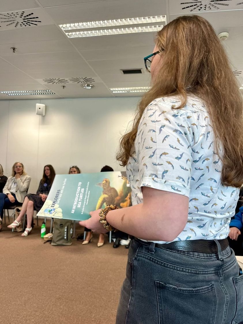 Sibeal, one of the Explorers Education Programme Outreach Officers was delighted to 'talk' Turtle Talk all about Sea Turtles, and share our Explorers teachers resources in Barcelona today. Sibeal shared some of the leading work we do with schools in Ireland that is funded by the…