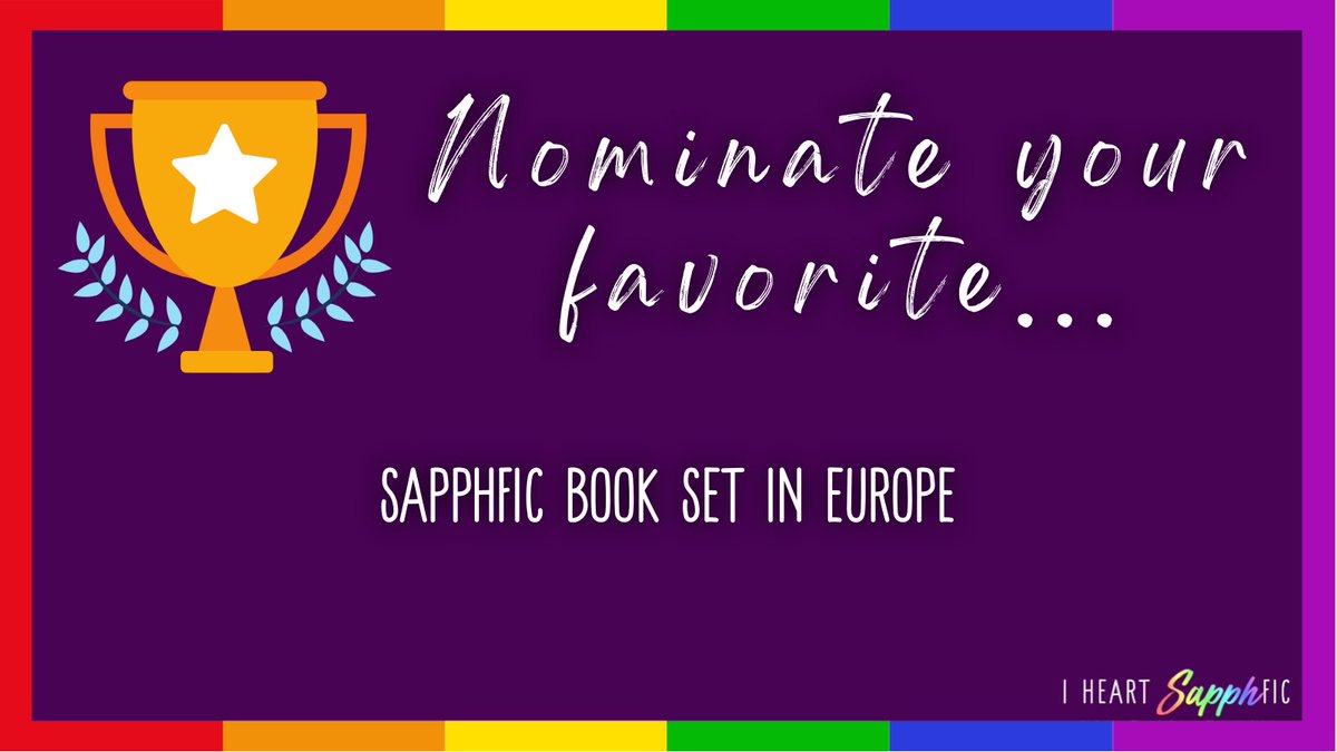 This week we want to know – what is your favorite #sapphic book set in Europe? As always, we'll be making a poll, so be sure your favorite makes the list! #SapphicFiction #QueerReads #IHSReadingChallenge