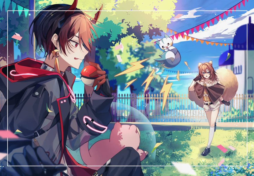 WongFuVT's tweet image. Happy Birthday to everyone's favorite squirrel Vtuber~ Celebrating with our fav pokemons~ 

#MintGallery #WongFuArt #Vtubers

🎨:@/08_styan