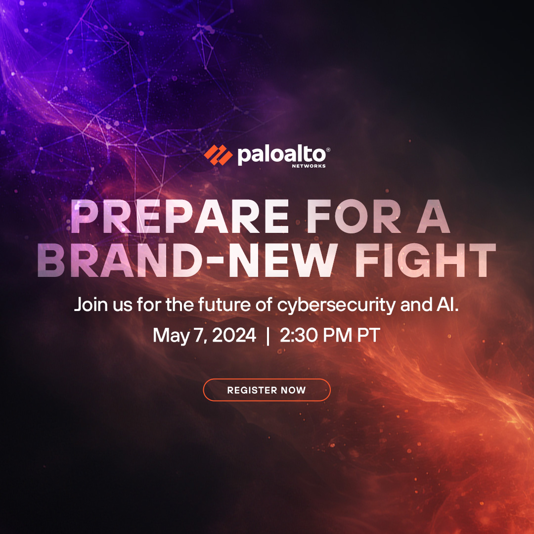 It's happening. We're unveiling the future of #AI & #cybersecurity. Join us on May 7 for this exclusive event with CEO @nikesharora. Prepare for a brand-new fight 👉bit.ly/49xl5ZA