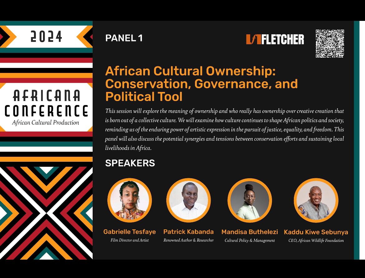 Join us tomorrow for the <a href="/FletcherSchool/">The Fletcher School</a> #AfricanaConference24 which explores themes around #AfricanCulturalOwnership with some insightful panels &amp; exceptional speakers. I have a prize for anyone who can uess what the final panel will be discussing....!😜🥳😜