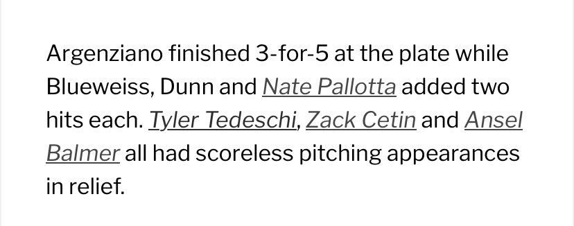 TheRichieT's tweet photo. Another 2 scoreless innings against Vassar https://t.co/wKAJtTWRJK