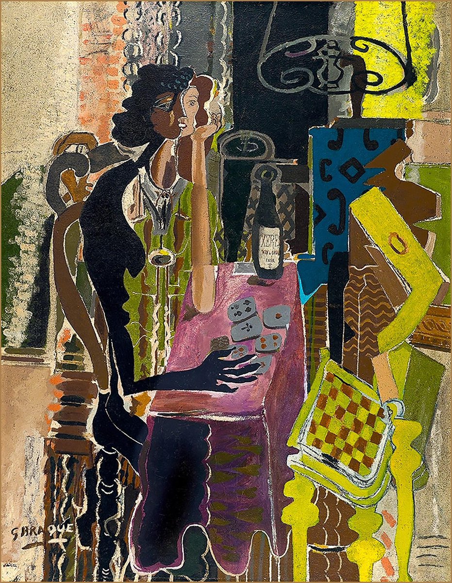 Georges Braque (1882-1963) La Paciencia. 1942 (aceite, lienzo) Fundación Basil y Elise Goulandris.